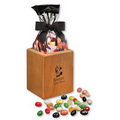 Hardwood Pen & Pencil Cup with Gourmet Jelly Beans